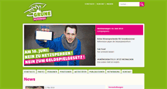 Desktop Screenshot of gruene-muensingen.ch